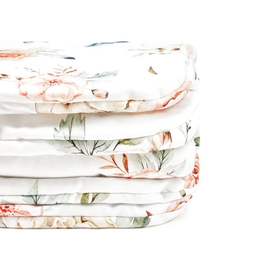 Qbana Mama - Bettdeckenset mit Kissen gefüttert MINI Vintage Flowers