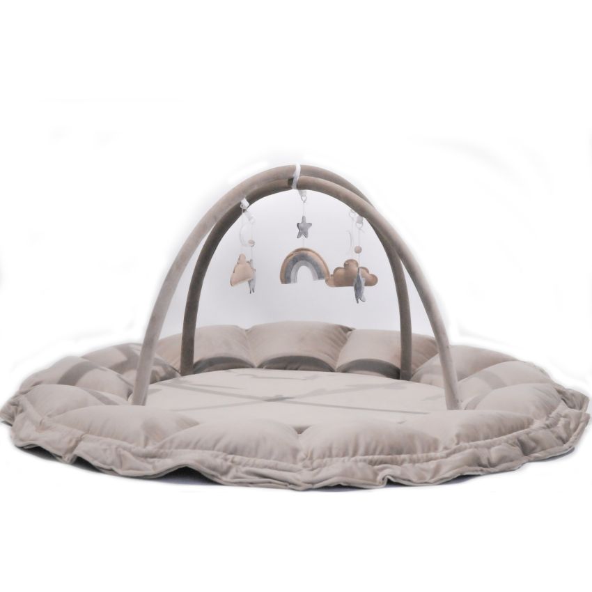 Lilac Sunday - Babyinsel rund 2 in 1 Alina beige, Spielzeug greige