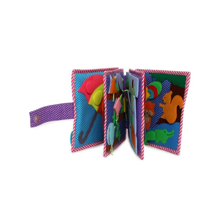 Jolly Designs - Quit Beschäftigungsbuch Bunte Raupe