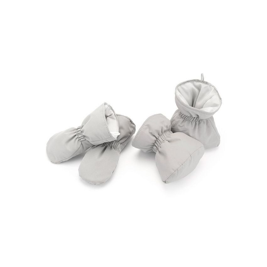 LAttante - Handschuhe & Booties Set grau