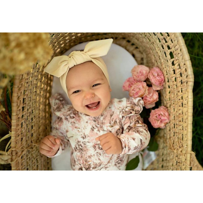 Hey Popinjay! - Body mit Rüschchen Romantic Florals hell