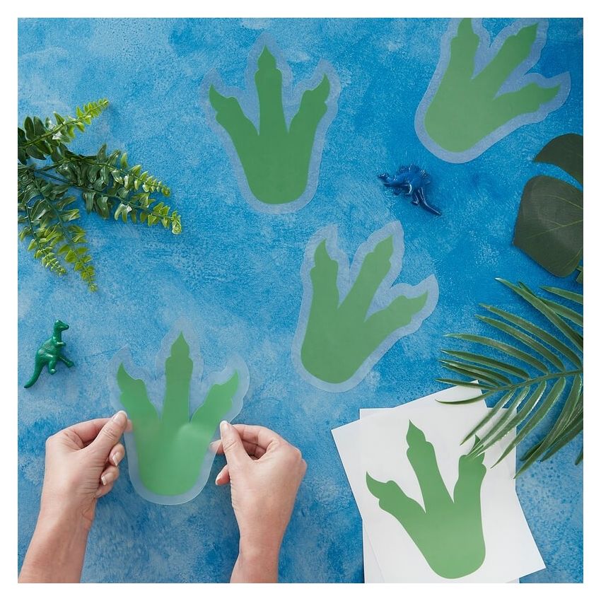 Ginger Ray - Sticker Fussabdruck Dino