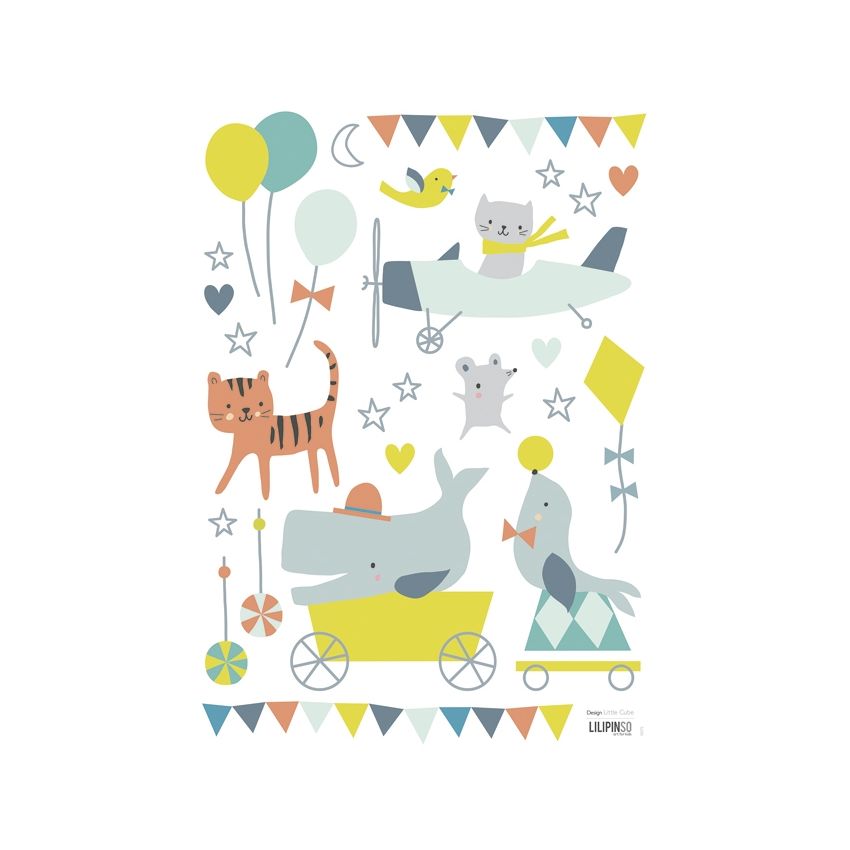 Lilipinso - Wandsticker Baby pastell