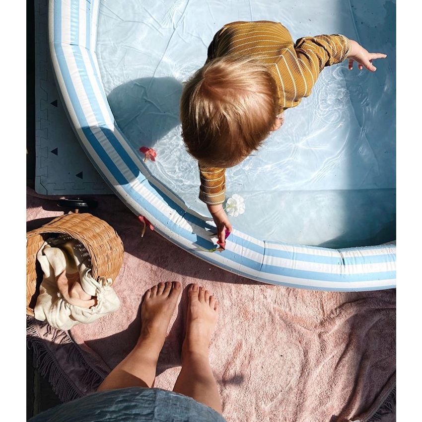 LIEWOOD - Plantschbecken Sea Blue / Creme Ø150 cm