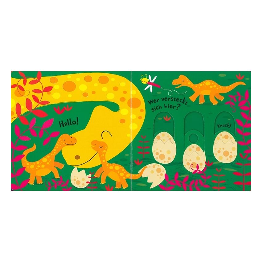 Usborne Verlag - Babys erstes Schiebebuch: Dinosaurier