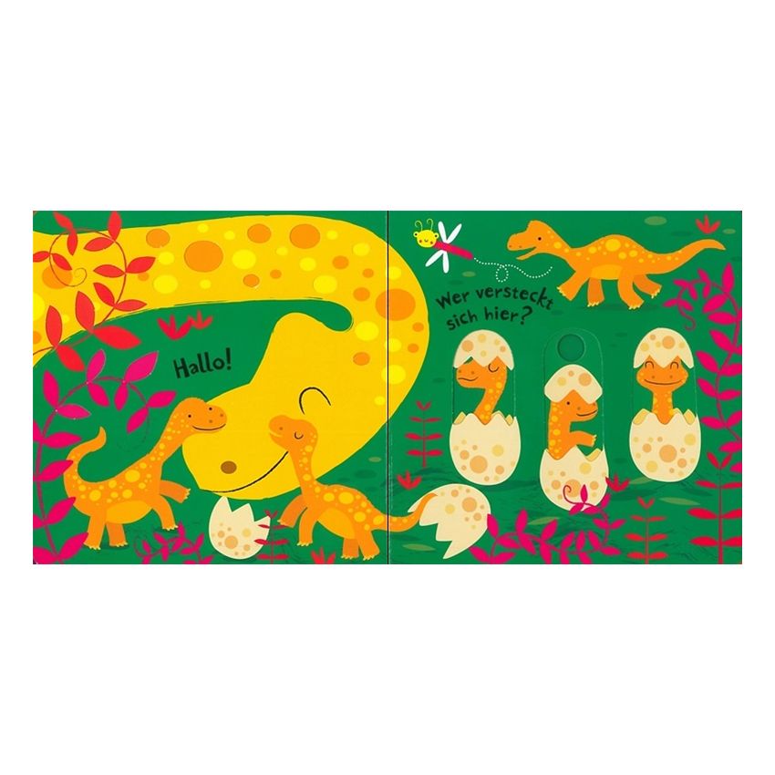 Usborne Verlag - Babys erstes Schiebebuch: Dinosaurier