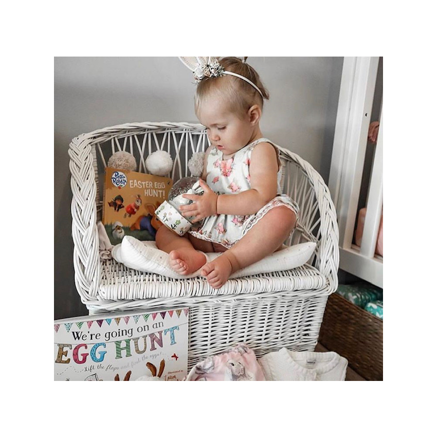 Lilu - Sitz mit Stauraum Weiss