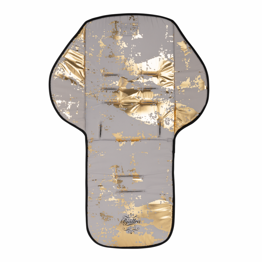 Bjällra of Sweden - Kinderwagen Einlage Grey Golden Collection