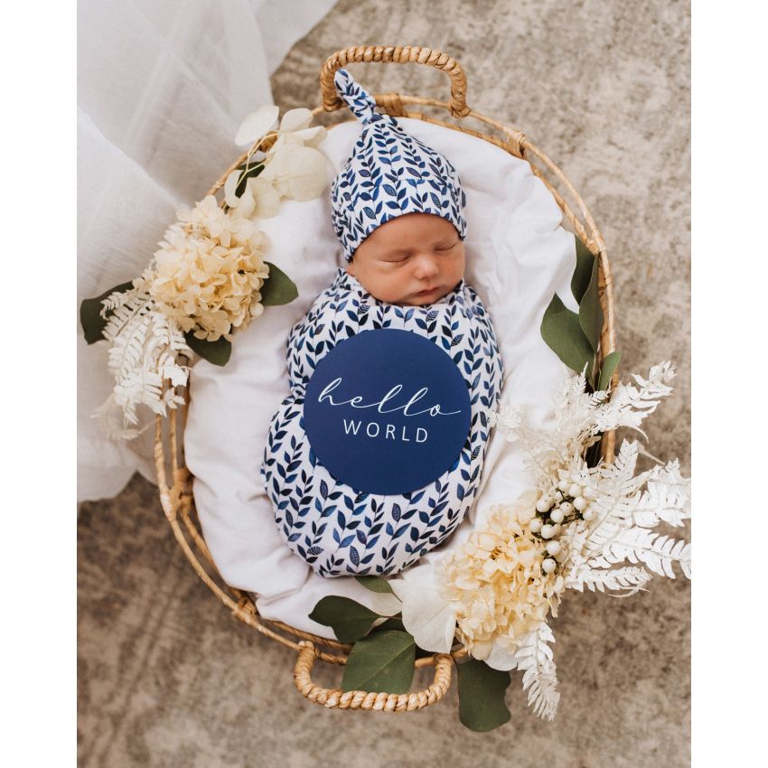 Snuggle Hunny - Meilenstein Karten Nightshade & Royal Blue