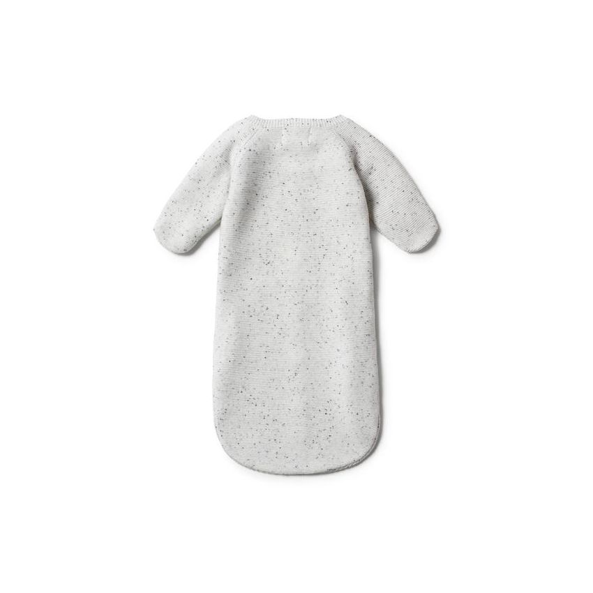 wilson & frenchy - Schlafsack Knitted Grey Speckle