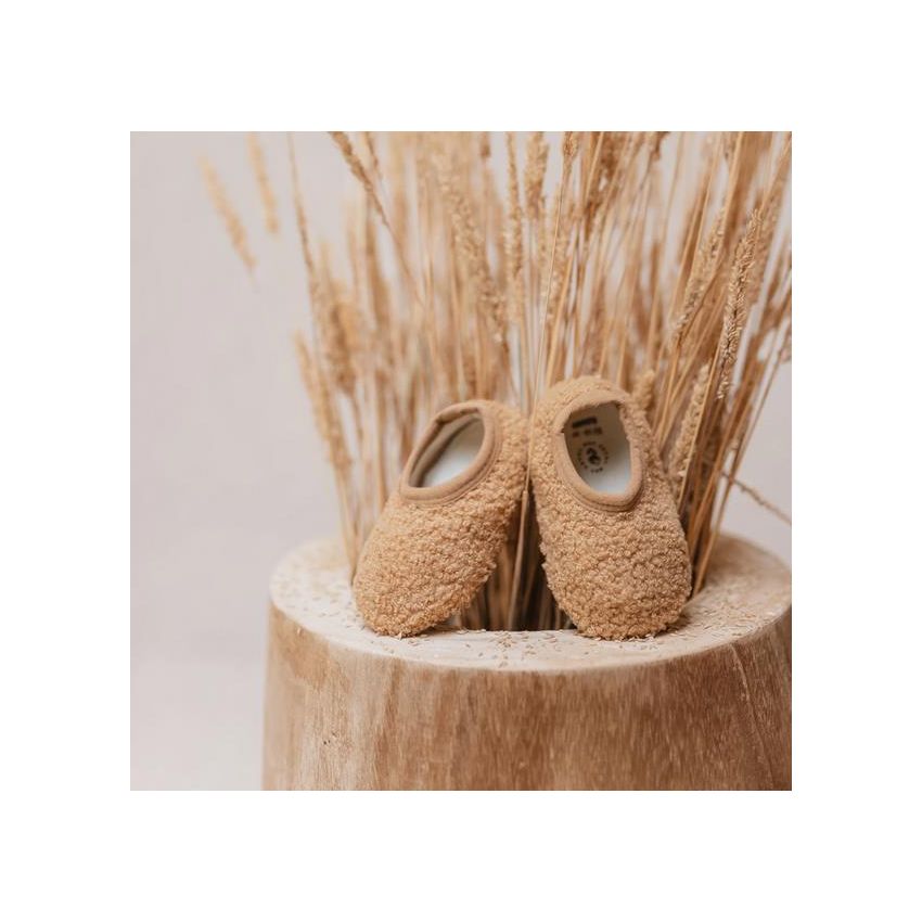 Mrs Ertha - Sloggs Hausschuhe Teddy Peanut