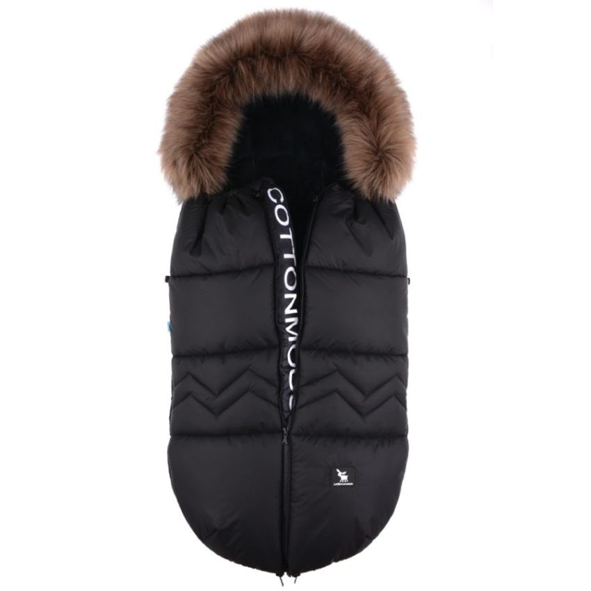 Cottonmoose - Fusssack North Moose Logo Schwarz