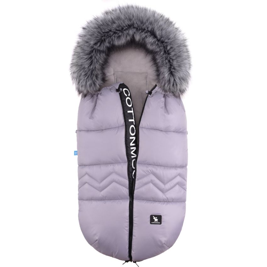 Cottonmoose - Fusssack North Moose Logo Grau