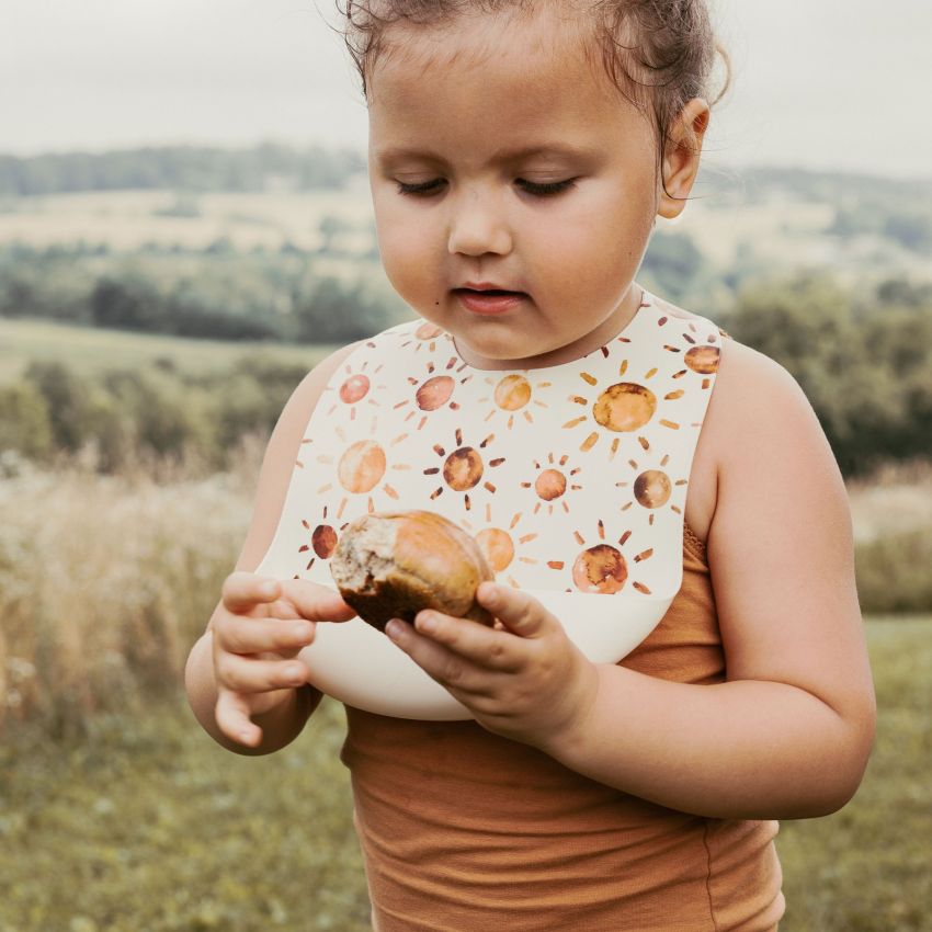 Stadela - Silikon- Lätzchen Sonne