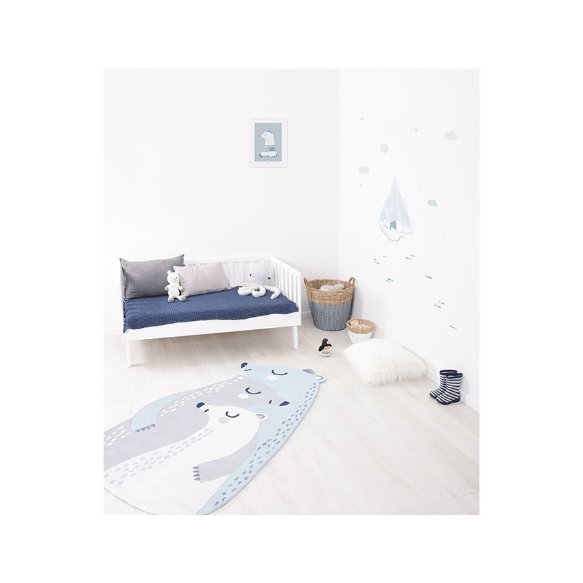 Lilipinso - Wandsticker Sleeping Polarbear on Iceberg