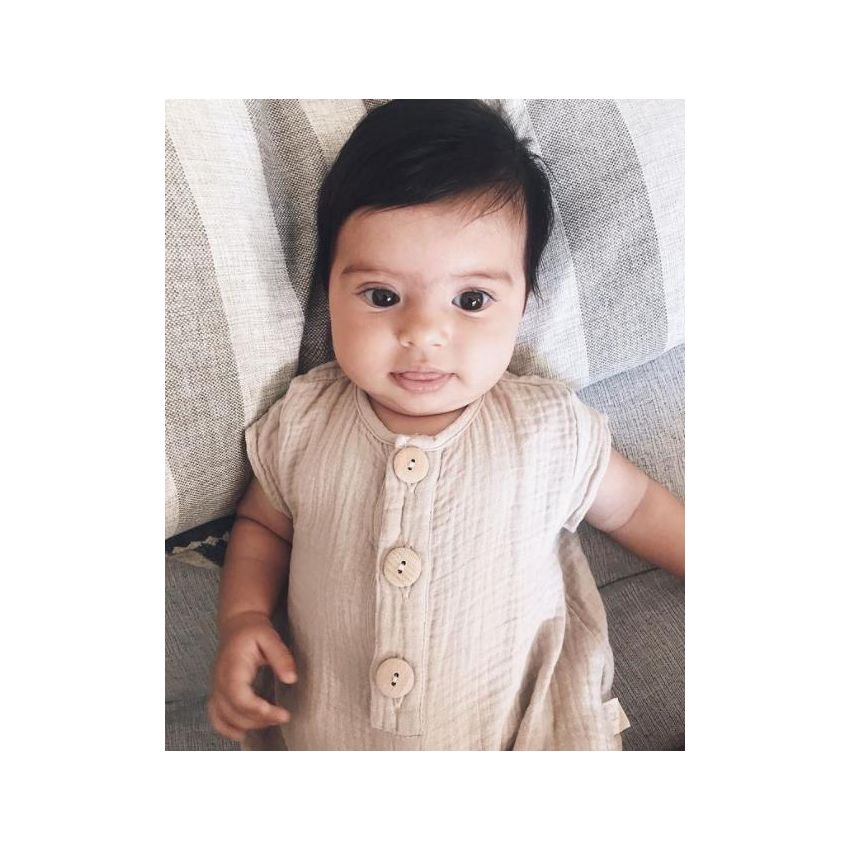 Mrs Ertha - Muslin Overall Ivory