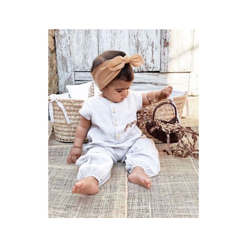 Mrs Ertha - Muslin Overall Ivory