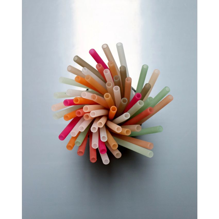 Lille Vilde - Silikon Trinkhalme Set Grün