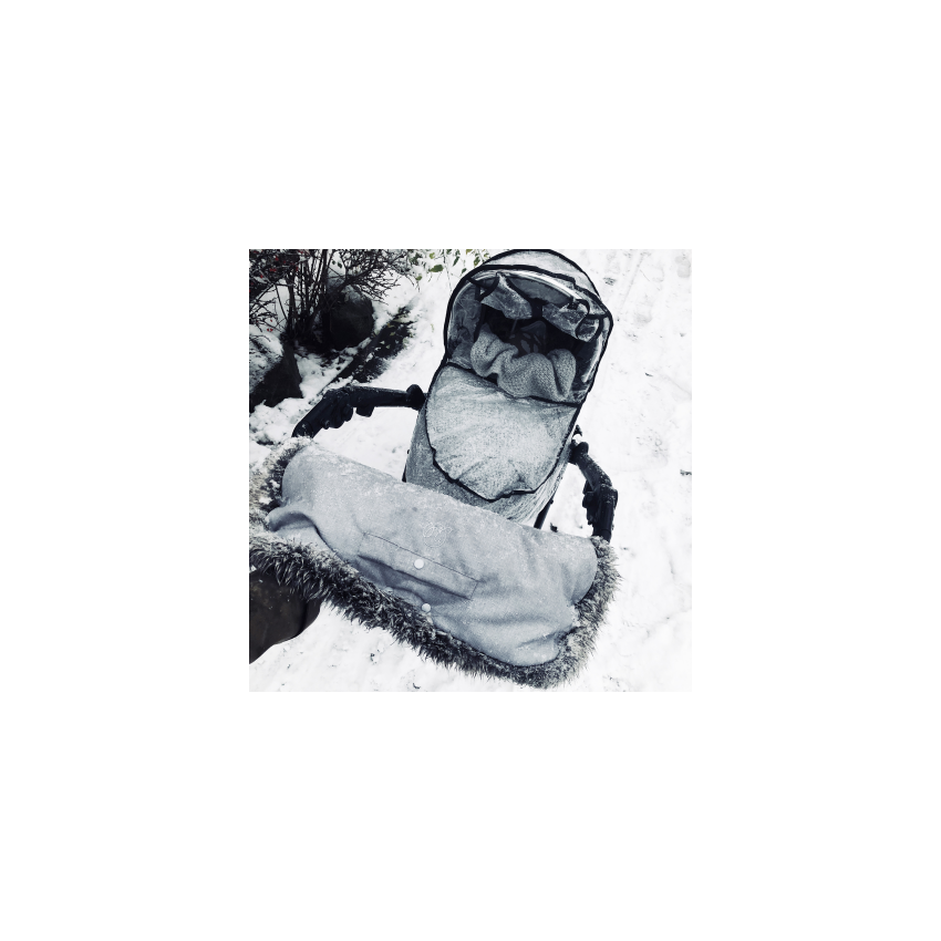 Maylily - Schiebemuff Altrosa meliert