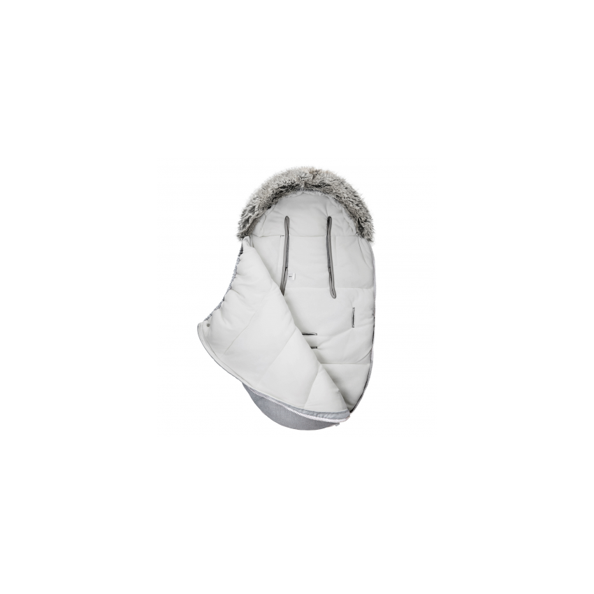 Maylily - Fusssack Hellgrau meliert