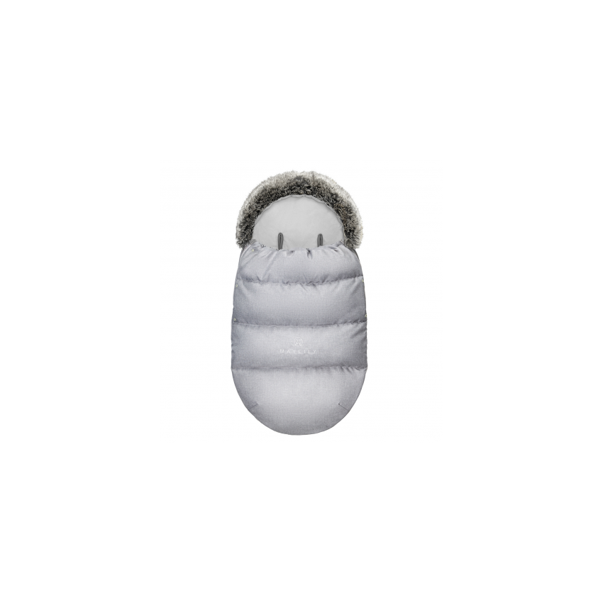 Maylily - Fusssack Hellgrau meliert