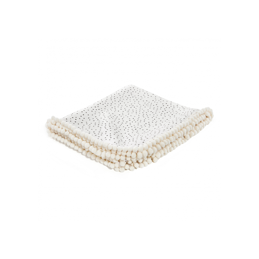 Maylily - PomPom Swaddledecke Stones Beige