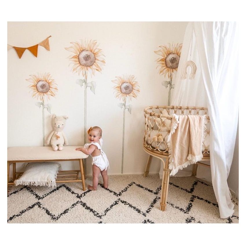 Little Rae Prints - Wandsticker Sonnenblumen