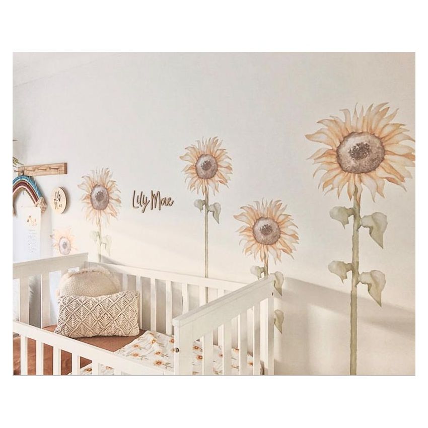 Little Rae Prints - Wandsticker Sonnenblumen