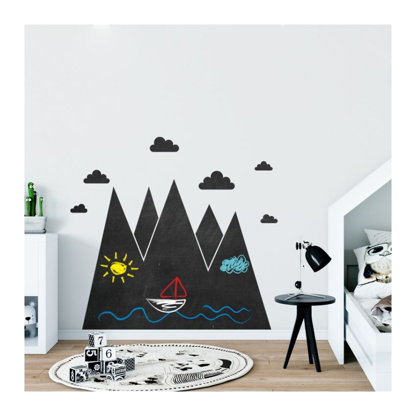 YokoDesign - Kreidetafel Berge