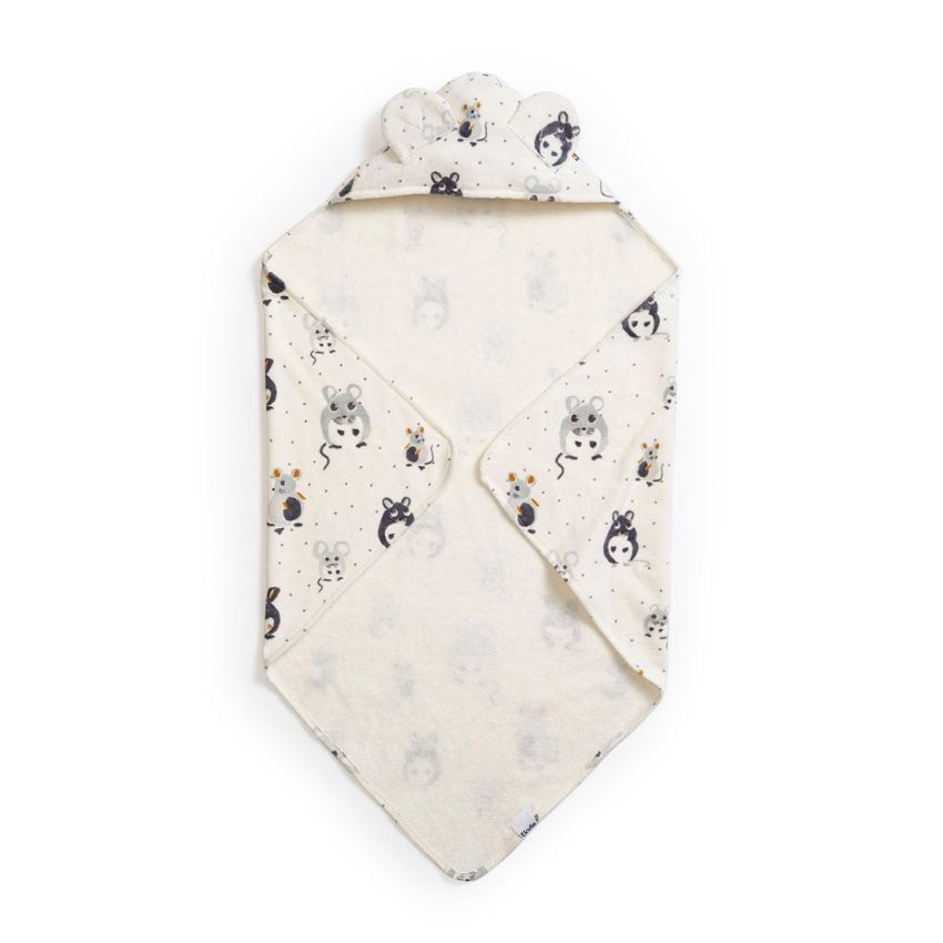 Elodie - Kapuzen Badetuch Forest Mouse