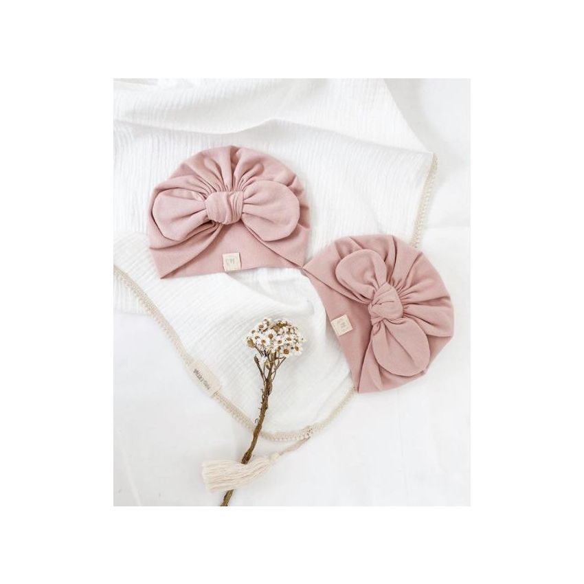 Mrs Ertha - Turban- Mütze Rosa