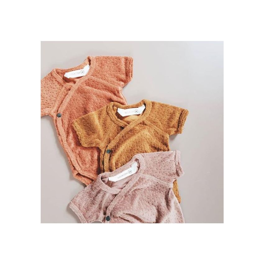 Susukoshi - Wickelbody Teddy - Mikrofrottee Sand