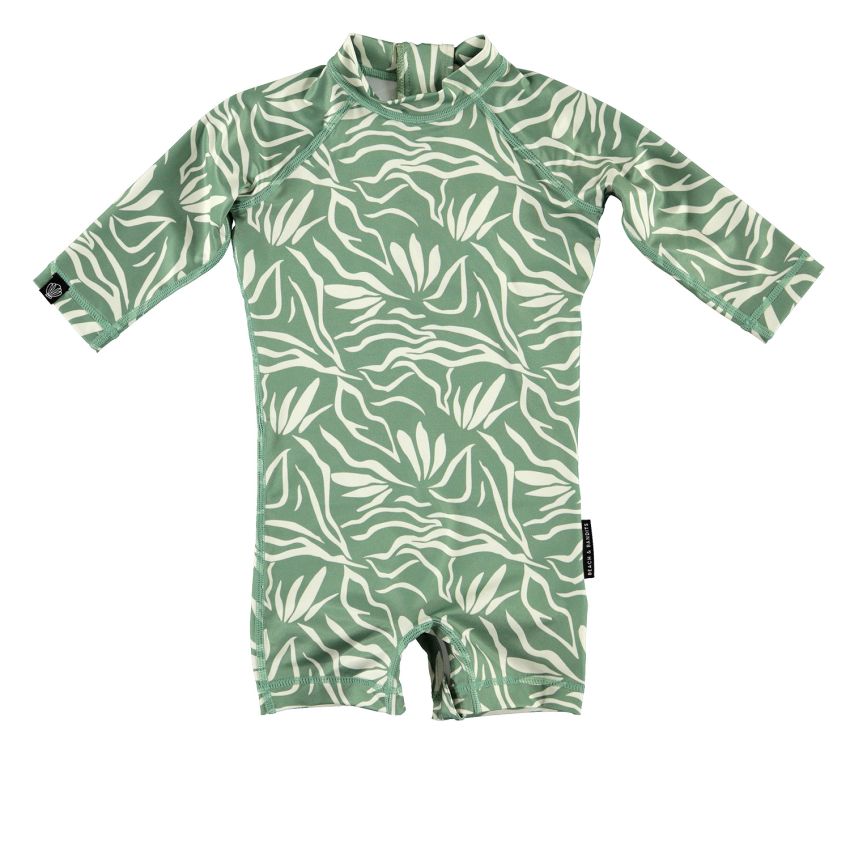 Beach & Bandits - UV Badeoverall Baby Tropical Olive