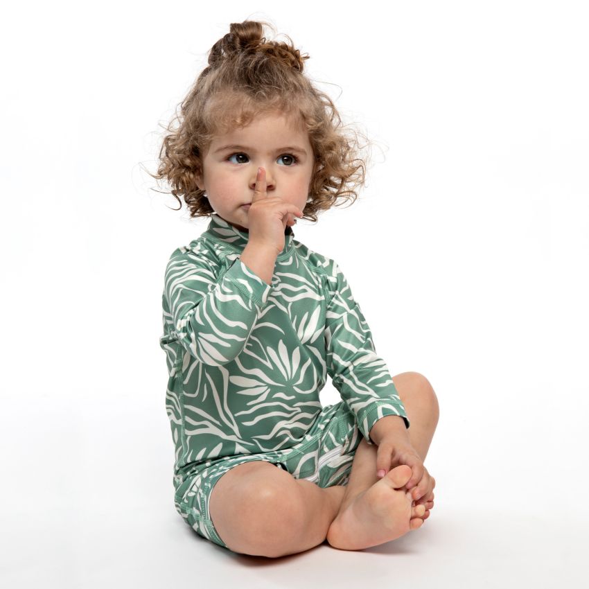 Beach & Bandits - UV Badeoverall Baby Tropical Olive