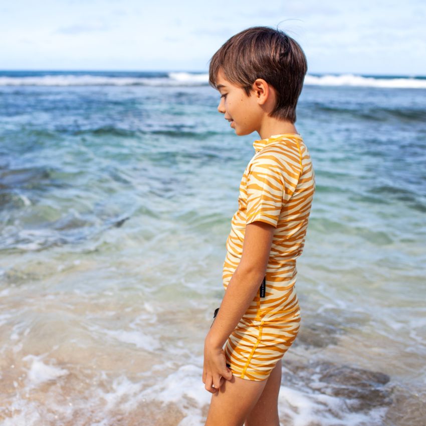 Beach & Bandits - UV Badeshirt Golden Tiger