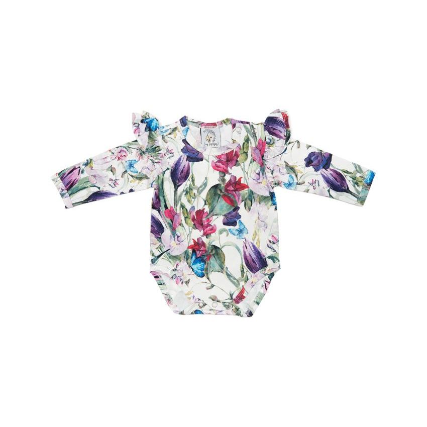 Hey Popinjay! - Body mit Rüschchen Tulips