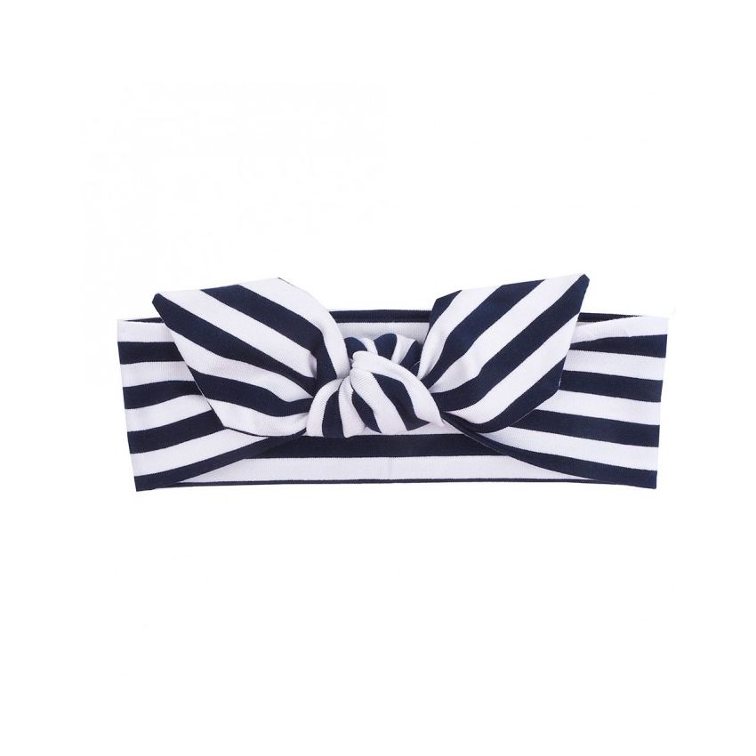 Ul & Ka - Haarband Navy Stripes