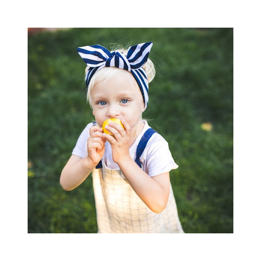 Ul & Ka - Haarband Navy Stripes