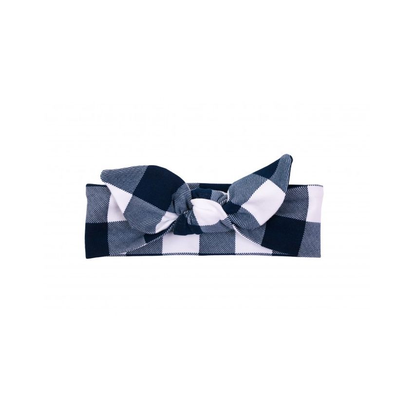Ul & Ka - Haarband Navy Check