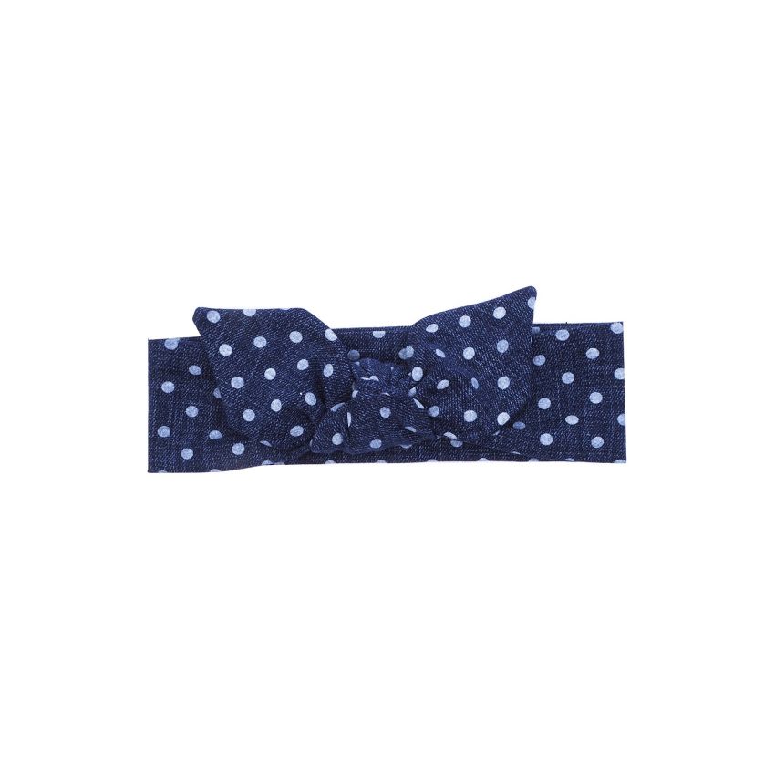 Ul & Ka - Haarband Jeans Dots