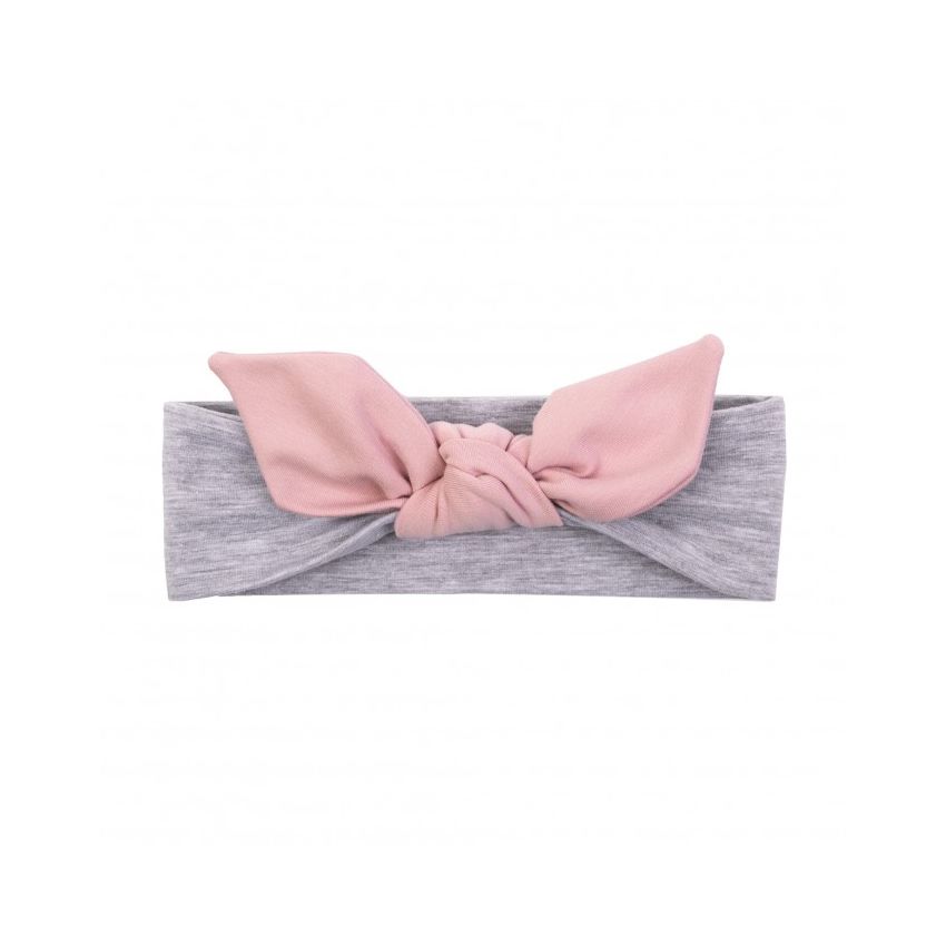 Ul & Ka - Haarband Grey & Powder Pink