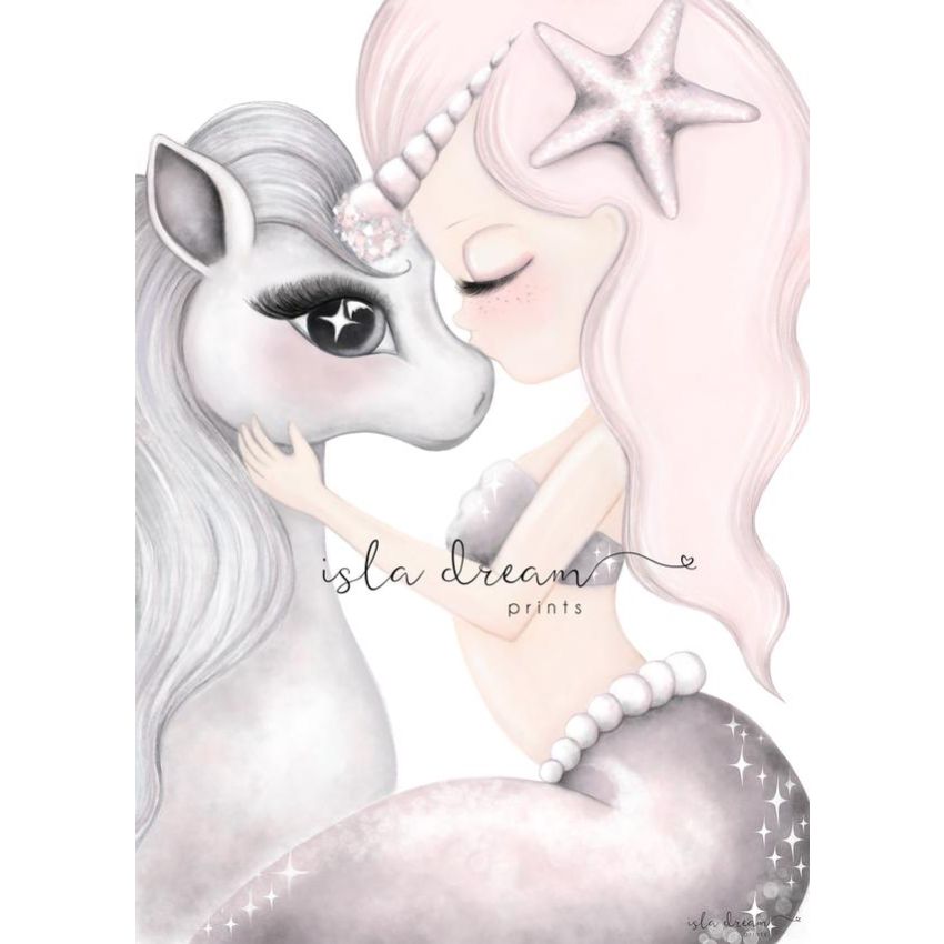 Isla Dream Prints - Poster Cotton & Coral pink