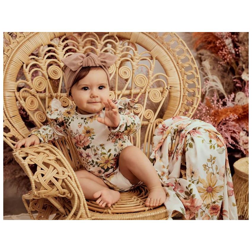 Hey Popinjay! x Samiboo - Body mit Rüschchen Vintage Flower