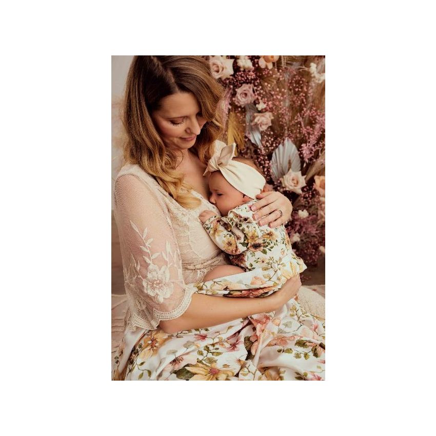 Hey Popinjay! x Samiboo - Body mit Rüschchen Vintage Flower