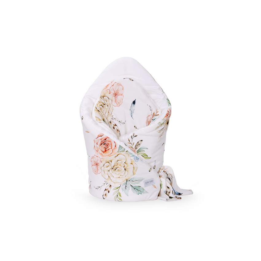 Qbana Mama - Baby- Wrap Vintage Flowers