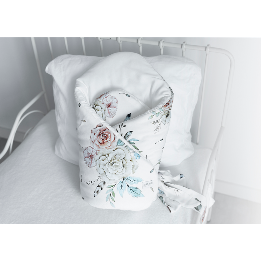 Qbana Mama - Baby- Wrap Vintage Flowers