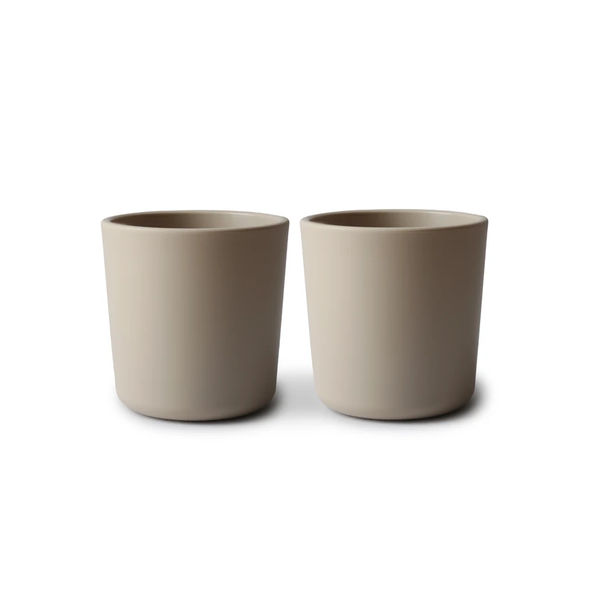 Mushie - 2er Set Trinkbecher Vanilla