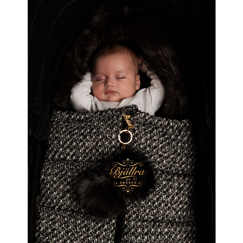 Bjällra of Sweden - Fusssack Black Tweed