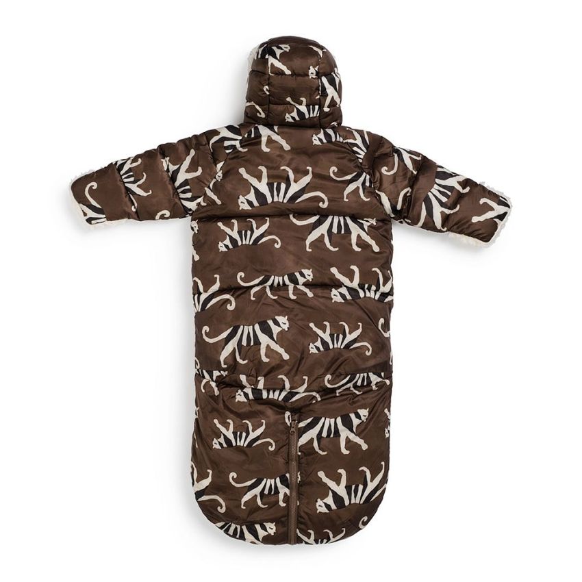 Elodie - Fusssack Overall White Tiger (geeignet für Autositz)