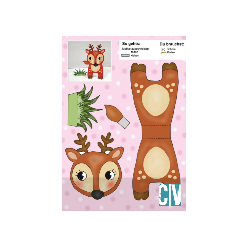 Christophorus Verlag - Das Ausschneide-Bastelbuch Tiere im Wald